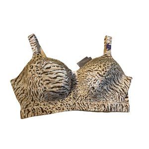 Womens NWT Catherines Intimates Size 44 C Full Coverage Smooth No Wire Bra Plus